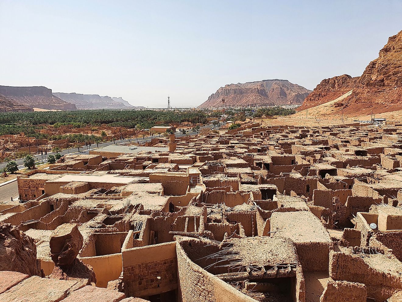 The Lihyanite-Arab old town of al-Ula in Saudi Arabia was part of the Incense trade route.  Richard Mortel, CC BY 2.0, via Wikimedia Commons