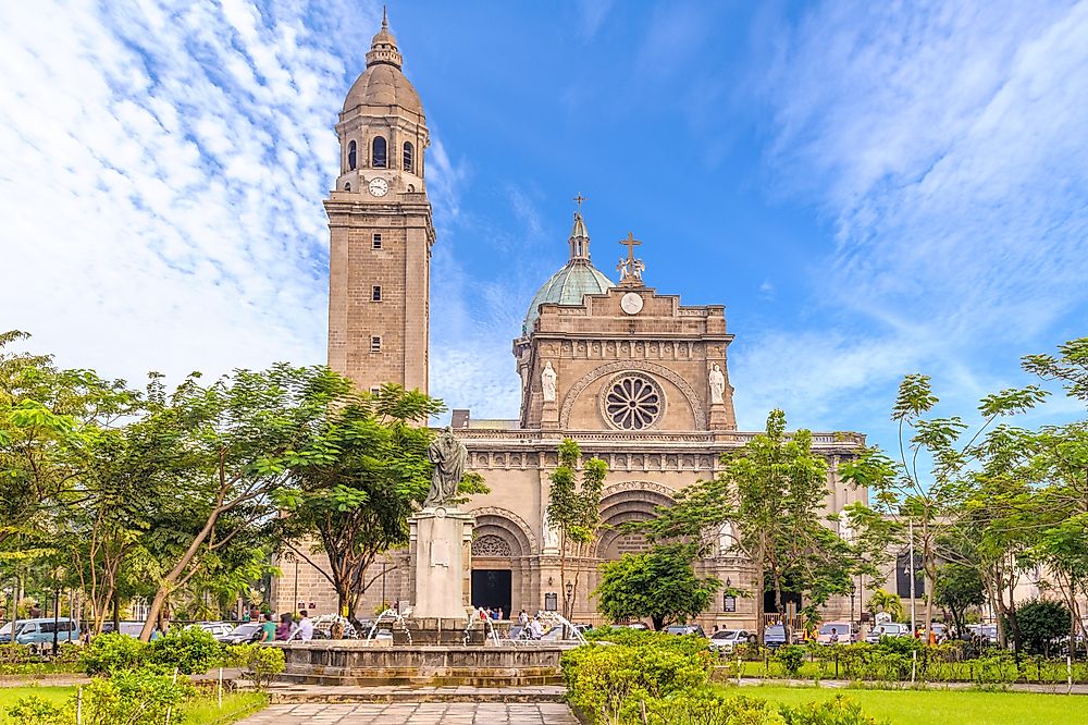 The Manila Metropolitan Cathedral and Basilica is one of the most well-known Catholic churches in the Philippines.