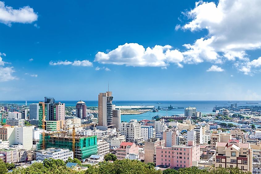 View of Port Louis, Mauritius, Africa