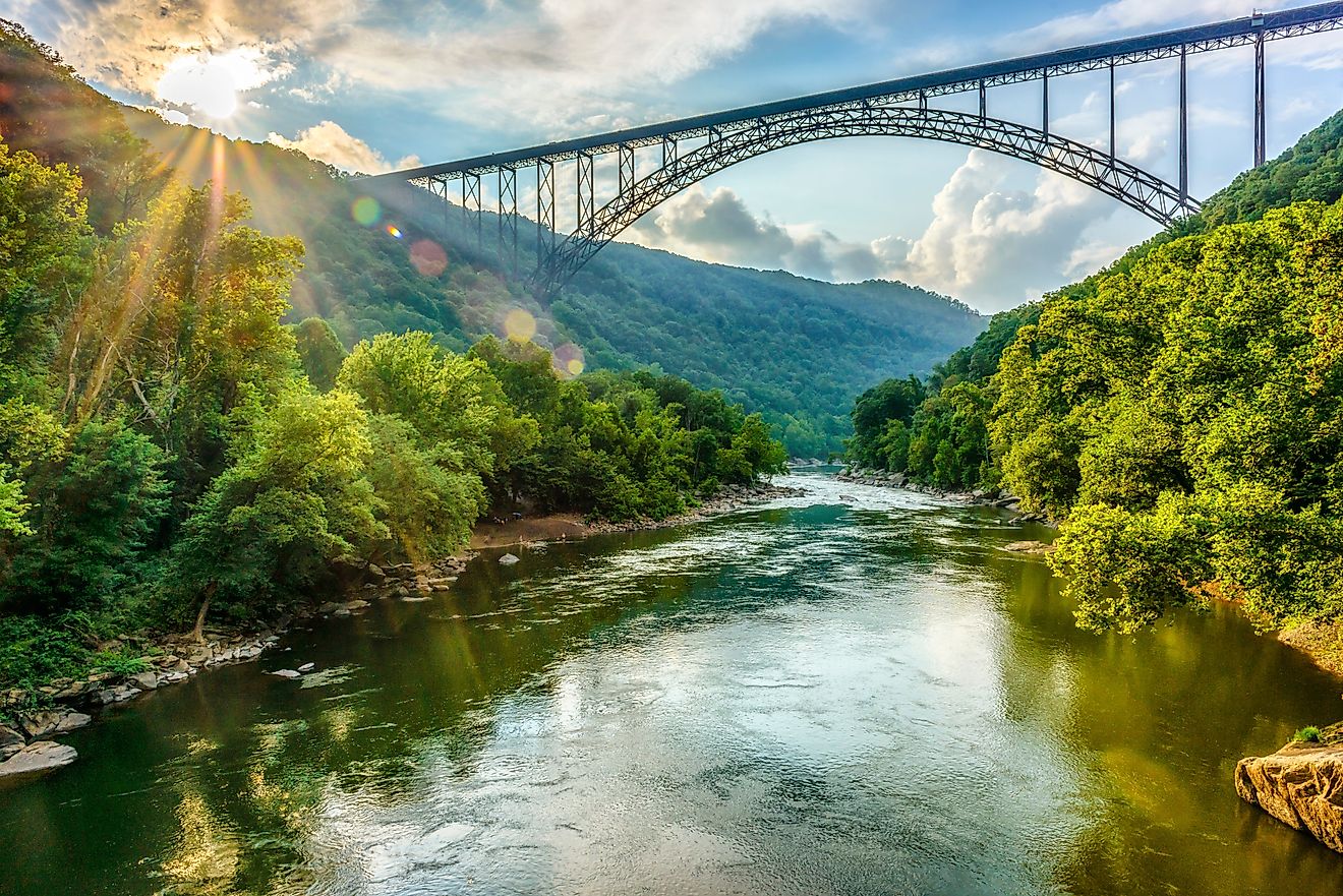 New River Gorge Bridge in West Virginia. (Editorial Credit: Malachi Jacobs / shutterstock.com)