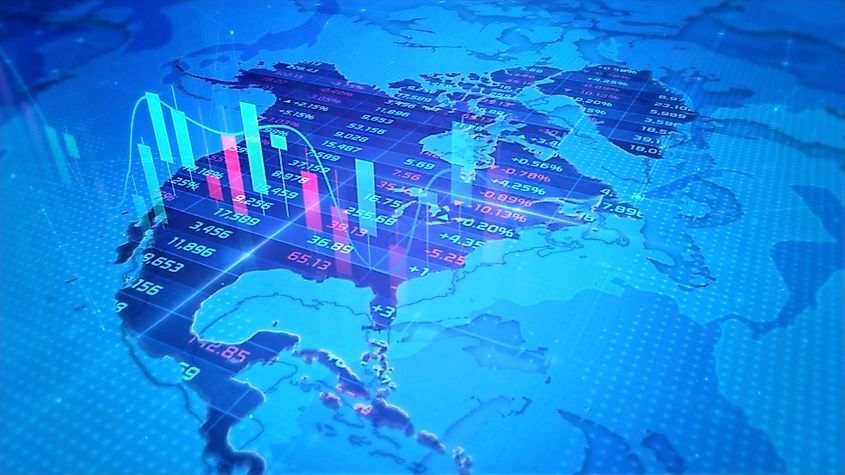 Economy illustration for North America.