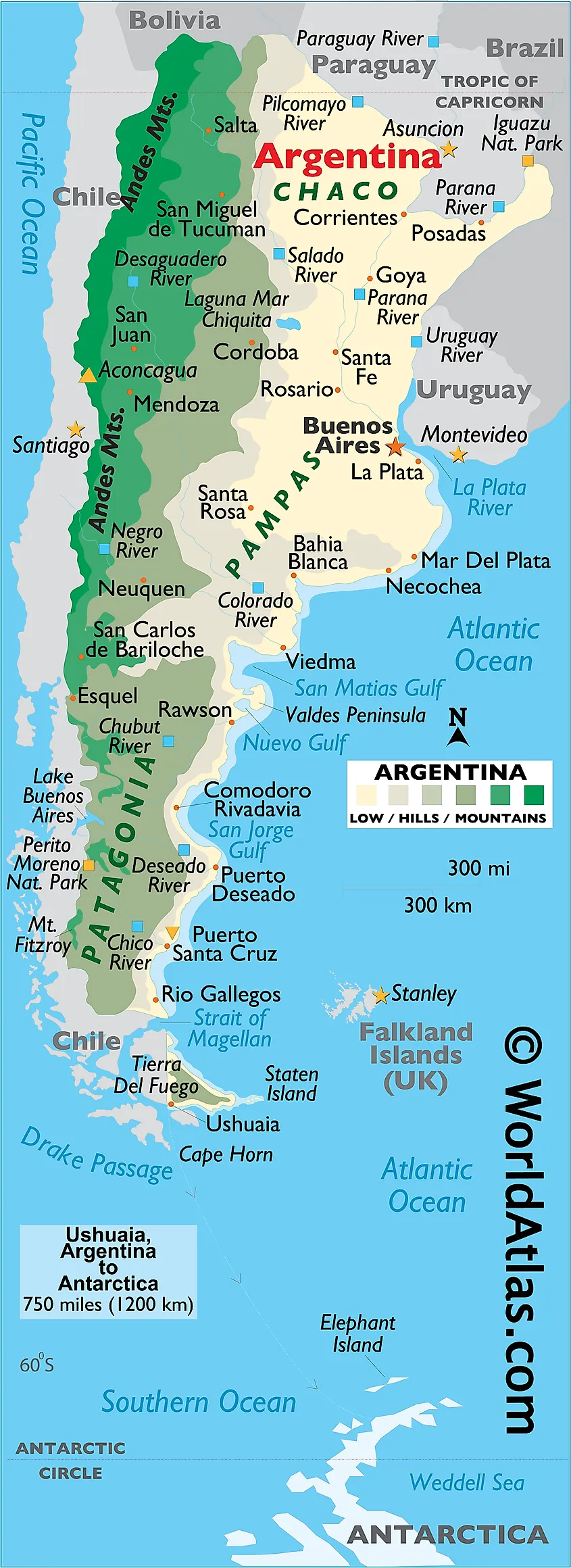 Map of Argentina